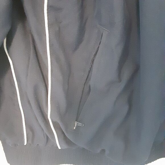 Patriots Providence Grove Russell Adult Mens XL Blue V Neck Windbreaker Jacket - Picture 4 of 9